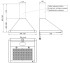 Вытяжка Elikor Сатурн 50П-180-В1Л медный антик/нерж