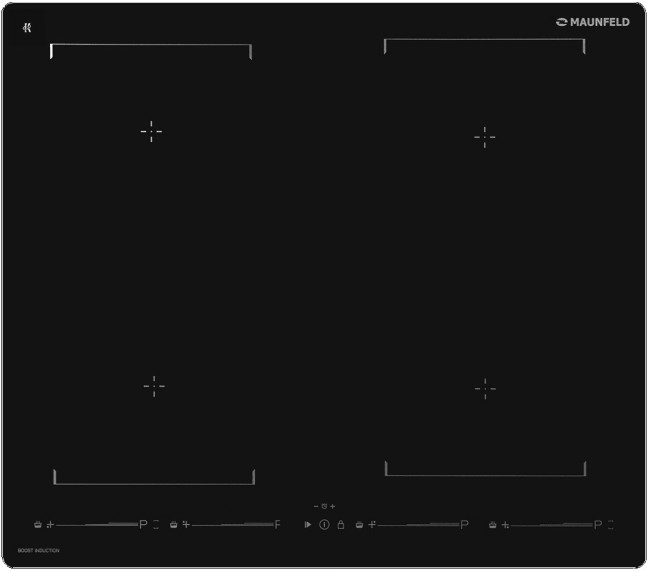 Встраиваемая индукционная варочная панель Maunfeld CVI604SBEXBK Встраиваемая индукционная варочная панель Maunfeld CVI604SBEXBK