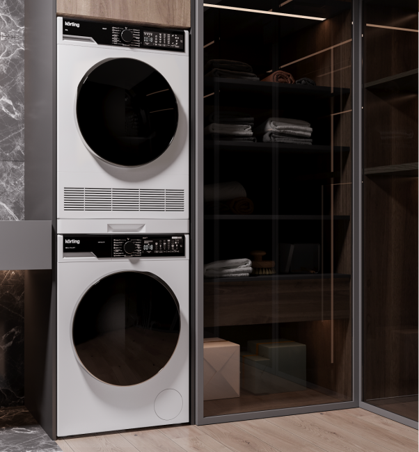 Комплект стиральная и сушильная машина Korting KWM 58LS1297 + KD 60L97