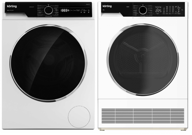 Комплект стиральная и сушильная машина Korting KWM 58LS1297 + KD 60L97