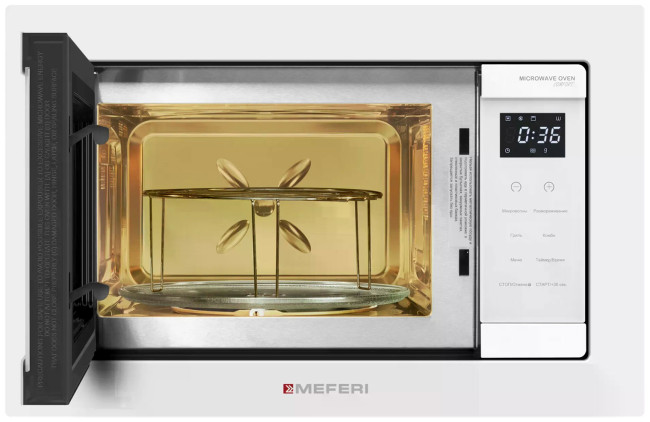 Встраиваемая микроволновая печь СВЧ Meferi MMO6020WH COMFORT
