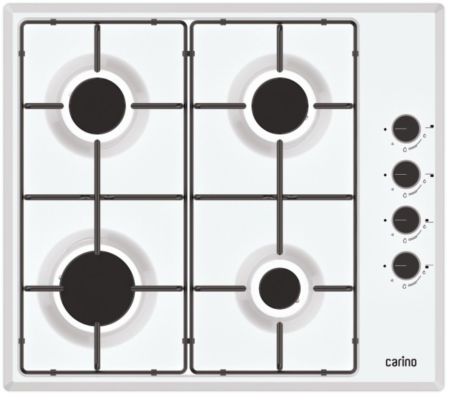 Газовая варочная панель Carino CH60Q40W411 Газовая варочная панель Carino CH60Q40W411