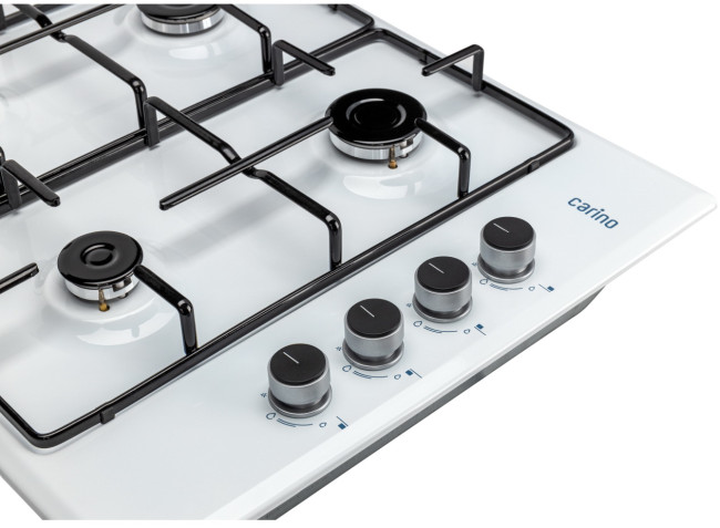 Газовая варочная панель Carino CH60Q40W411 Газовая варочная панель Carino CH60Q40W411