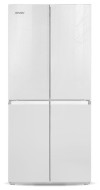 Холодильник Ginzzu NFK-425 White glass Холодильник Ginzzu NFK-425 White glass