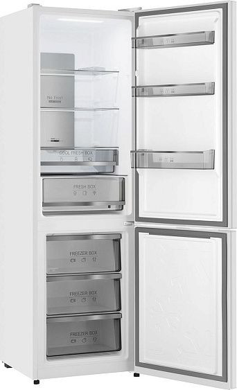 Холодильник WEISSGAUFF WRK 195 D Full NoFrost White Rock Glass