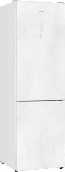 Холодильник WEISSGAUFF WRK 195 D Full NoFrost White Rock Glass
