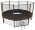 Каркасный батут Unix Line 10ft Black&Brown outside 305х305х241 см