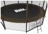 Каркасный батут Unix Line 10ft Black&Brown outside 305х305х241 см