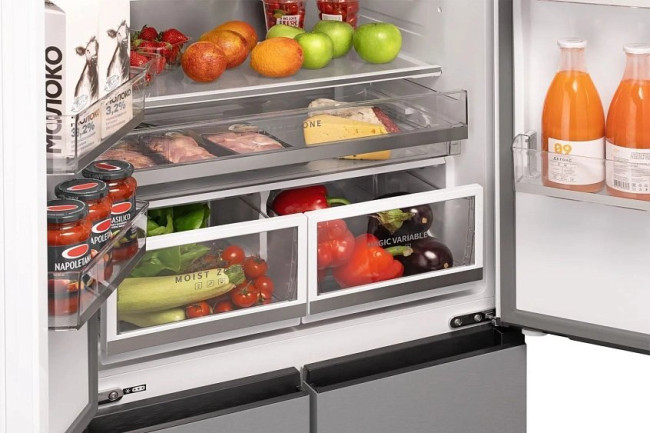 Холодильник WEISSGAUFF WFD 450 Built-in Inverter NoFrost Inox