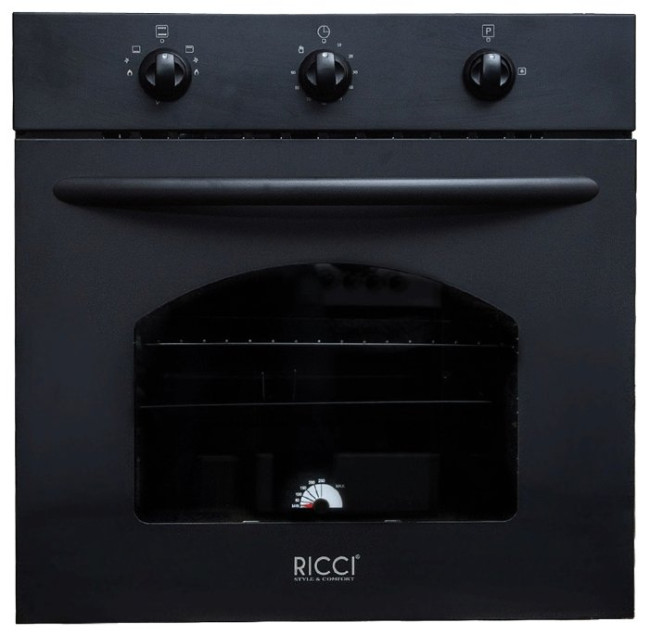 Встраиваемый газовый духовой шкаф RICCI RGO-610BL
