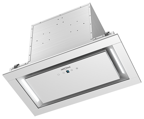 Встраиваемая вытяжка Krona SELINA 600 GLASS white S