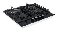 Газовая варочная панель DEXP 6M4GT BG Газовая варочная панель DEXP 6M4GT BG