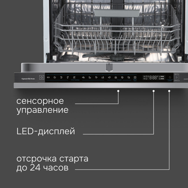 Встраиваемая посудомоечная машина Zigmund & Shtain DW 311.6 Встраиваемая посудомоечная машина Zigmund & Shtain DW 311.6