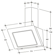 Каминная вытяжка Candy CDM 9750 LN Каминная вытяжка Candy CDM 9750 LN