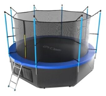 Каркасный батут EVO Jump 12FT Internal с нижней сетью 366х366х265 см