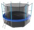 Каркасный батут EVO Jump 12FT Internal с нижней сетью 366х366х265 см