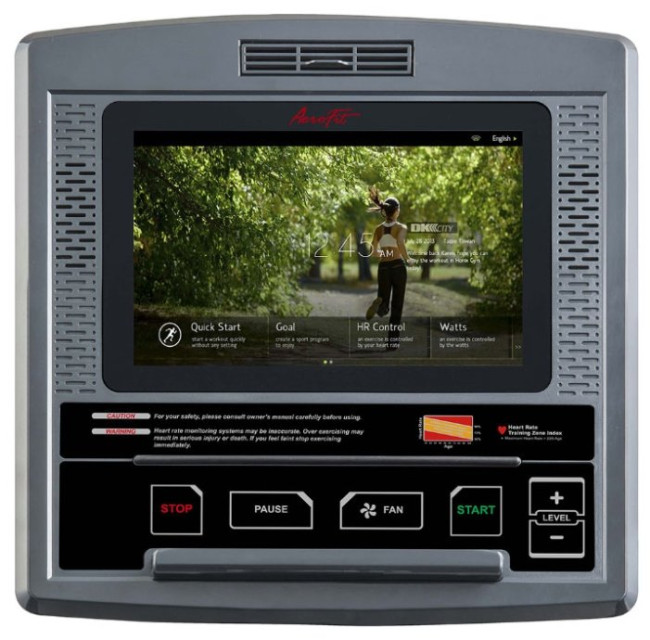 Горизонтальный велотренажер AeroFit X6-R 10.1"LCD