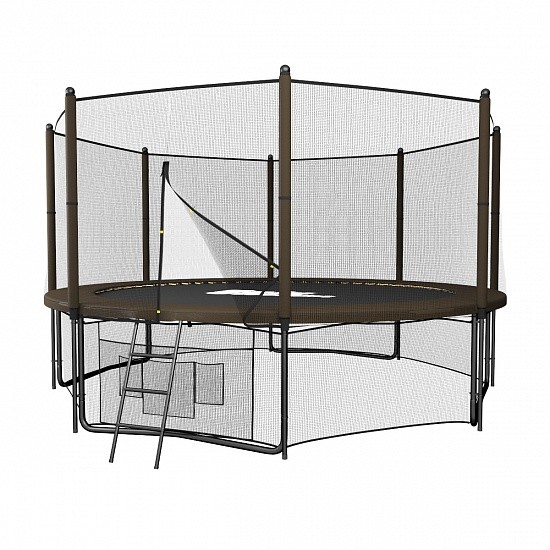 Каркасный батут Unix Line 12ft Black&Brown outside 366х366х269 см Каркасный батут Unix Line 12ft Black&Brown outside 366х366х269 см