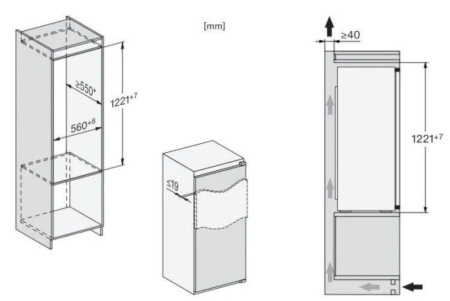 Холодильник MIELE K 7326 E