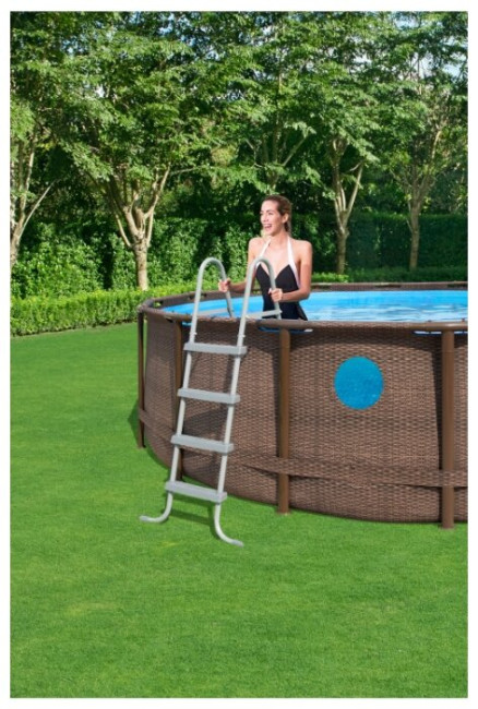 Бассейн Bestway Power Steel Swim Vista Series II в комплекте 56977