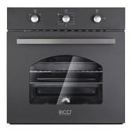 Встраиваемый газовый духовой шкаф RICCI RGO-611BL