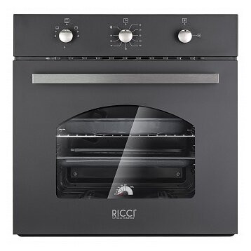 Встраиваемый газовый духовой шкаф RICCI RGO-611BL