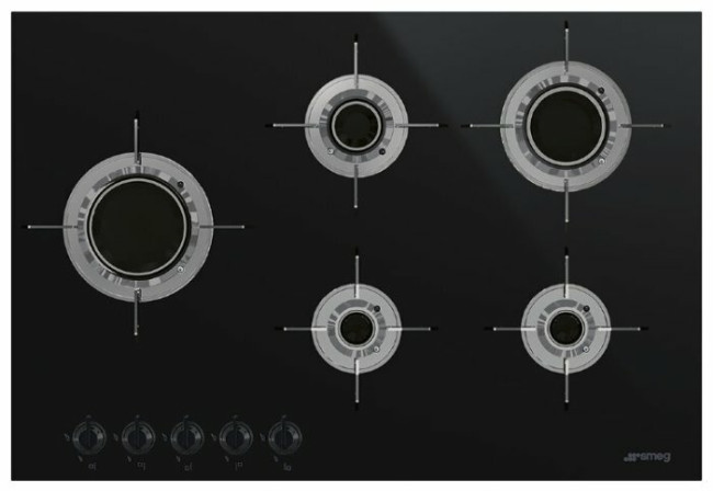 Газовая варочная панель smeg PVL675LCN