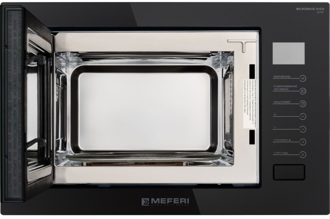 Встраиваемая микроволновая печь СВЧ Meferi MMO6025BK MATT ULTRA Встраиваемая микроволновая печь СВЧ Meferi MMO6025BK MATT ULTRA
