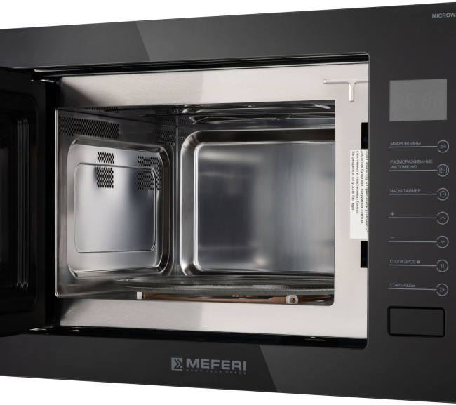 Встраиваемая микроволновая печь СВЧ Meferi MMO6025BK MATT ULTRA Встраиваемая микроволновая печь СВЧ Meferi MMO6025BK MATT ULTRA