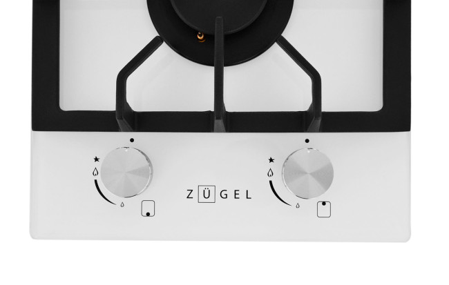 Газовая варочная панель Zugel ZGH291W, белая