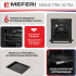 Электрический духовой шкаф Meferi MEO6017BK ULTRA