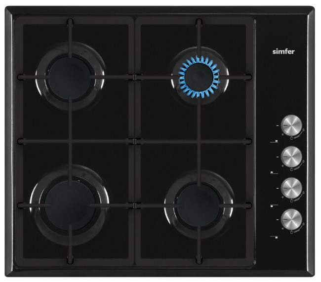 Газовая варочная панель Simfer H60Q40B416 Газовая варочная панель Simfer H60Q40B416