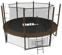 Каркасный батут Unix Line 12 ft inside black/brown Каркасный батут Unix Line 12 ft inside black/brown
