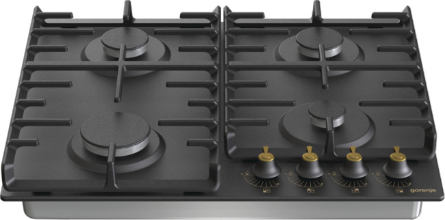 Встраиваемая газовая варочная поверхность Gorenje G642CLB Встраиваемая газовая варочная поверхность Gorenje G642CLB