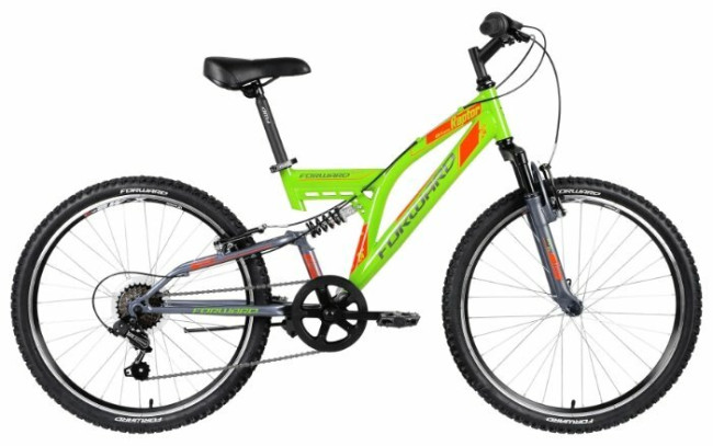 Подростковый горный (MTB) велосипед FORWARD Raptor 24 1.0 (2018)