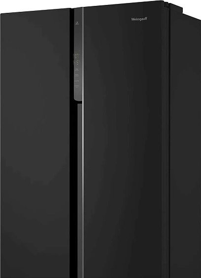 Холодильник WEISSGAUFF WSBS 500 Inverter NoFrost Black Glass Холодильник WEISSGAUFF WSBS 500 Inverter NoFrost Black Glass
