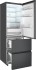 Холодильник WEISSGAUFF WFD 450 Total NoFrost Inverter Dark Grey Built-in