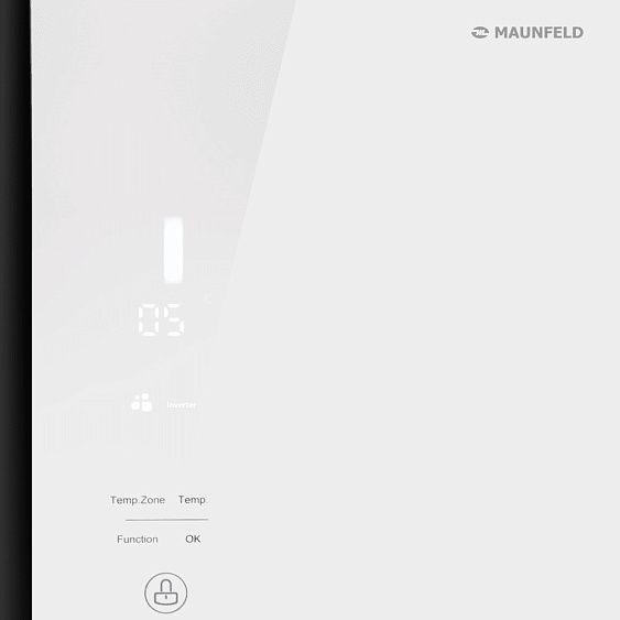 Холодильник MAUNFELD MFF177NFW Slim Inverter Холодильник MAUNFELD MFF177NFW Slim Inverter
