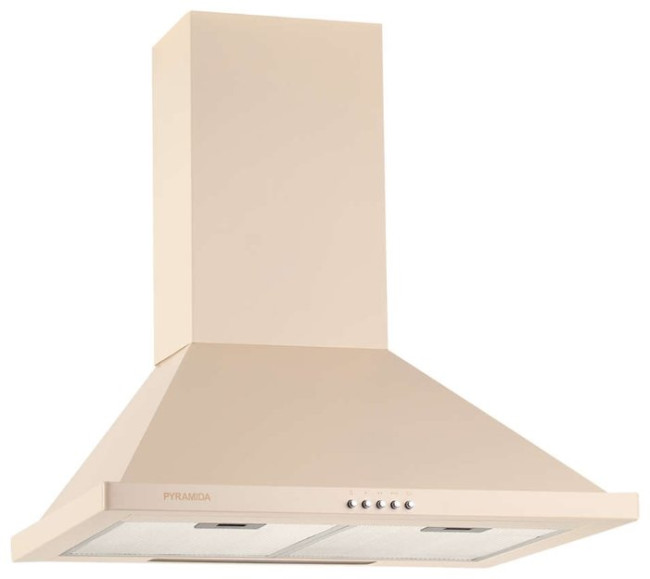 Каминная вытяжка PYRAMIDA KH 50 IVORY