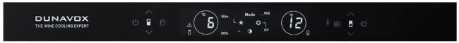 Винный шкаф DUNAVOX DVS-19.50B