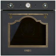 Электрический духовой шкаф Smeg SFP67C1TAO (цвет антрацит, фурнитура латунная) Электрический духовой шкаф Smeg SFP67C1TAO (цвет антрацит, фурнитура латунная)