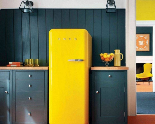 Холодильник Smeg FAB28LYW5 Холодильник Smeg FAB28LYW5