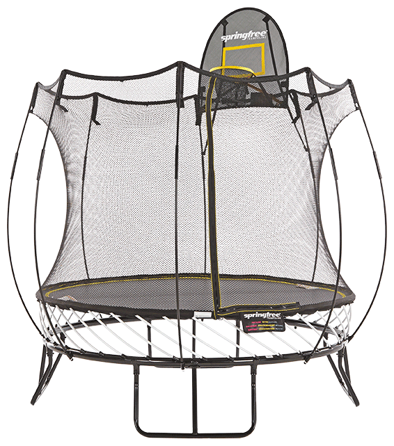 Каркасный батут Springfree R54 Баскетбольное кольцо и Колеса 250х250х230 см Каркасный батут Springfree R54 Баскетбольное кольцо и Колеса 250х250х230 см