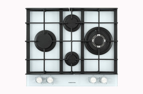 Встраиваемая газовая варочная панель Hiberg VM 6045 W Встраиваемая газовая варочная панель Hiberg VM 6045 W