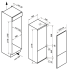 Встраиваемый холодильник MAUNFELD MBF177SW