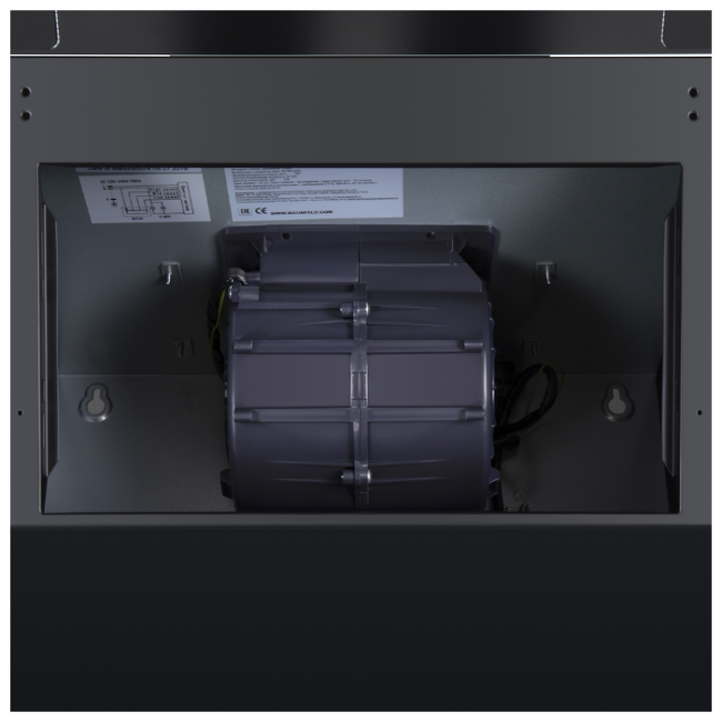Каминная вытяжка MAUNFELD Cascada Push 50 черный
