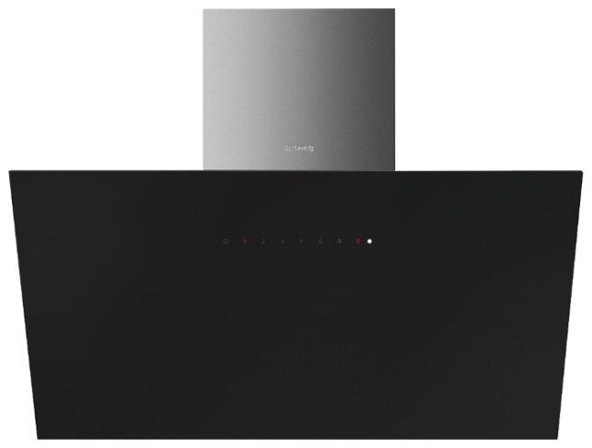 Каминная вытяжка smeg KICV 90 BL
