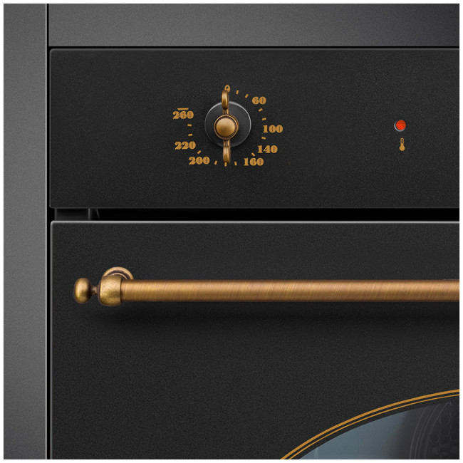 Электрический духовой шкаф Smeg SFP68C1TAO (цвет антрацит, фурнитура латунная) Электрический духовой шкаф Smeg SFP68C1TAO (цвет антрацит, фурнитура латунная)