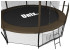 Каркасный батут Unix Line 10 ft inside black/brown