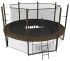 Каркасный батут Unix Line 10 ft inside black/brown